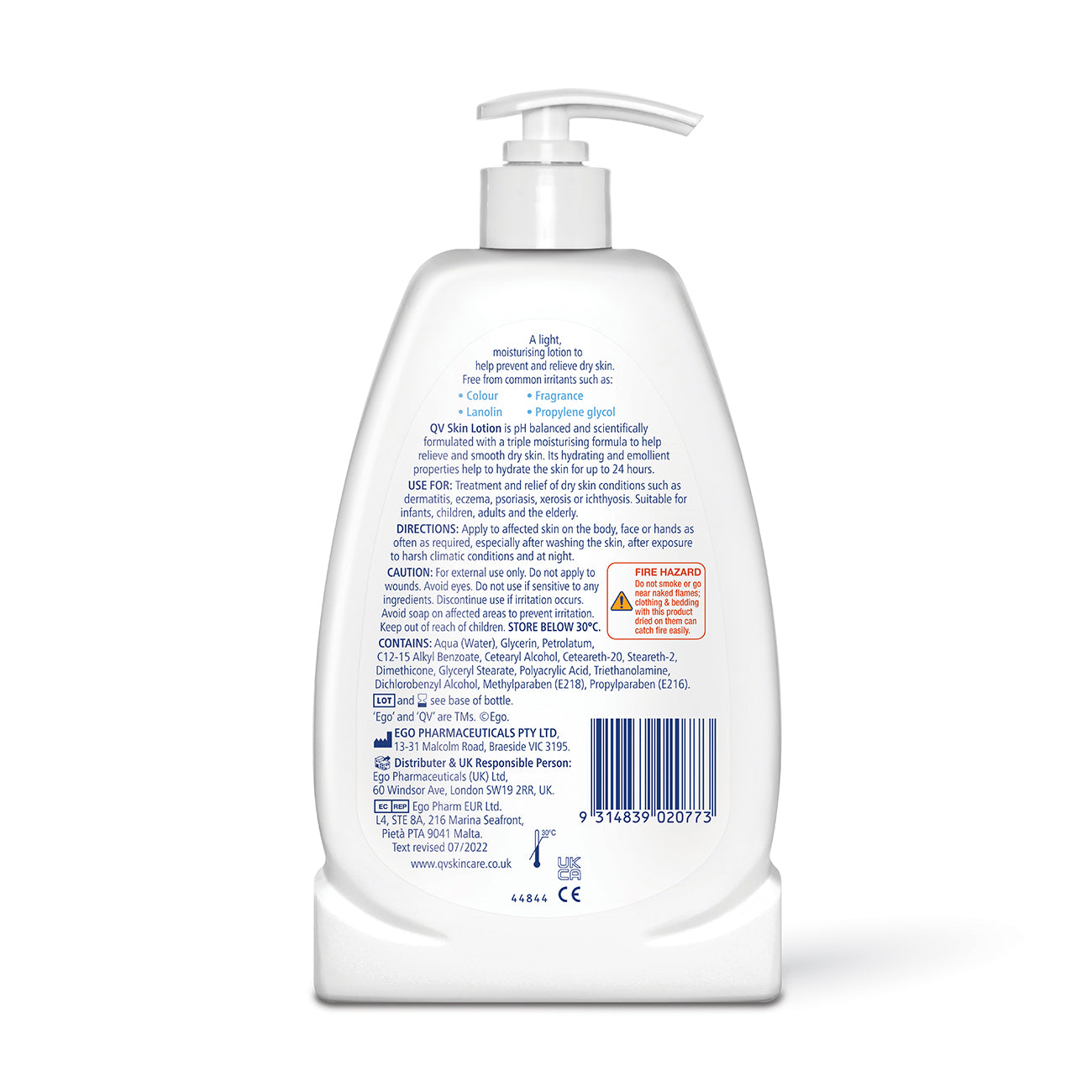 QV Skin Lotion (Moisturiser)